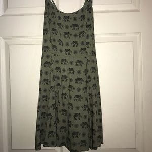 F21 Elephant Print Dress